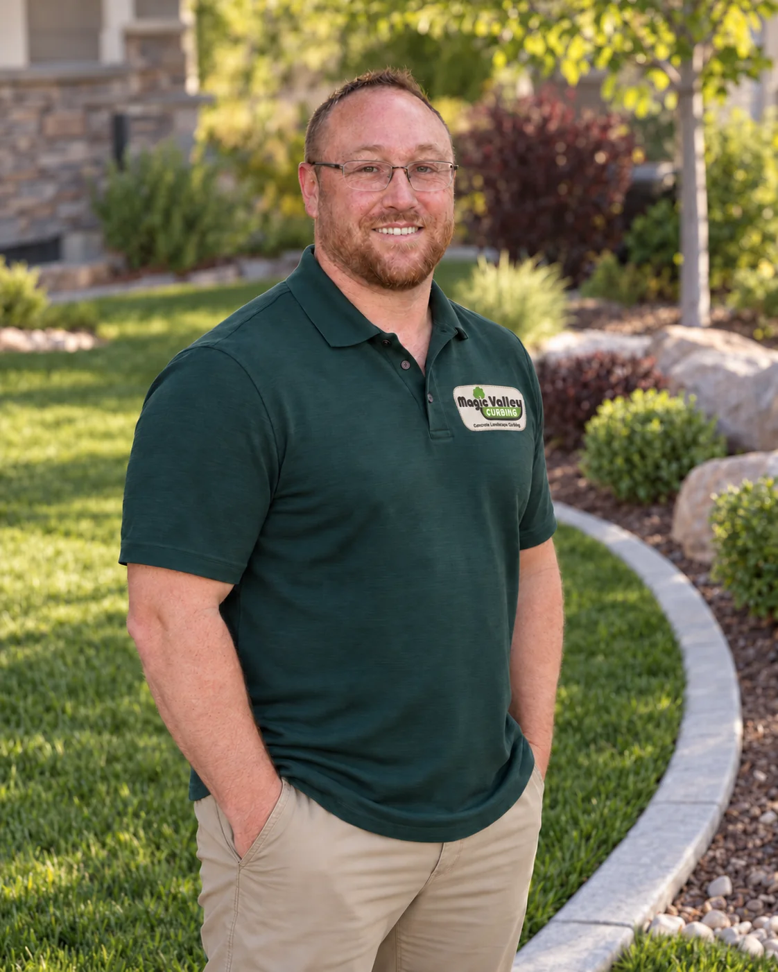 Brian Mendoza, owner of Magic Valley Curbing